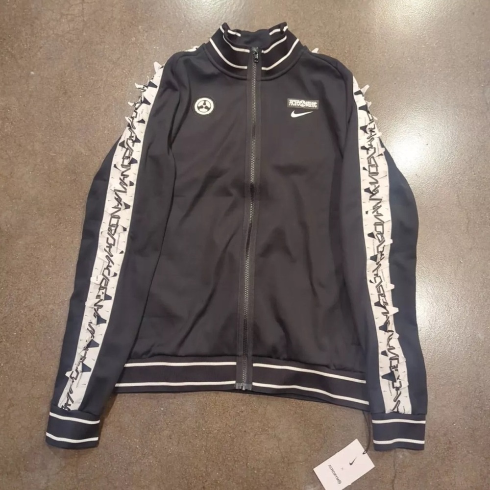 NWT Acronym X Nike Black Zip Up Sweater Track Top Jacket, Size Large L, Sacai